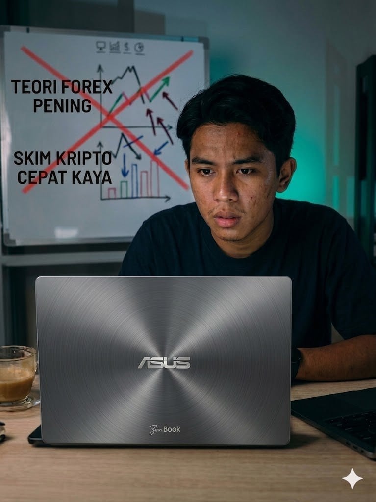 Lelaki tengok skim cepat kaya